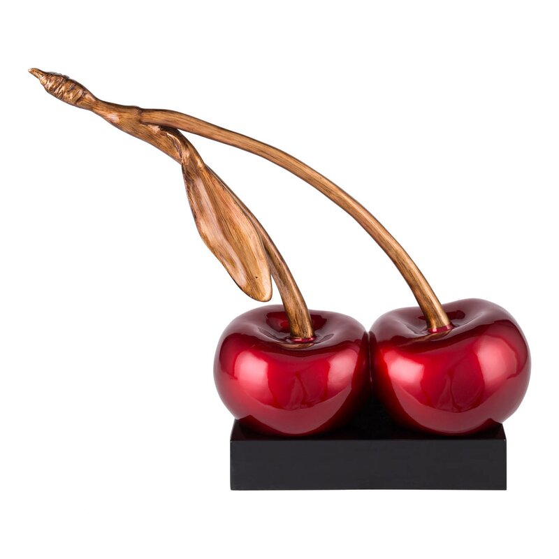Latitude Run® Joziah Cherry On Top Resin Sculpture Wayfair
